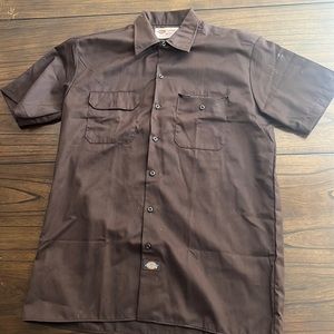 dickies work short sleeved shirt